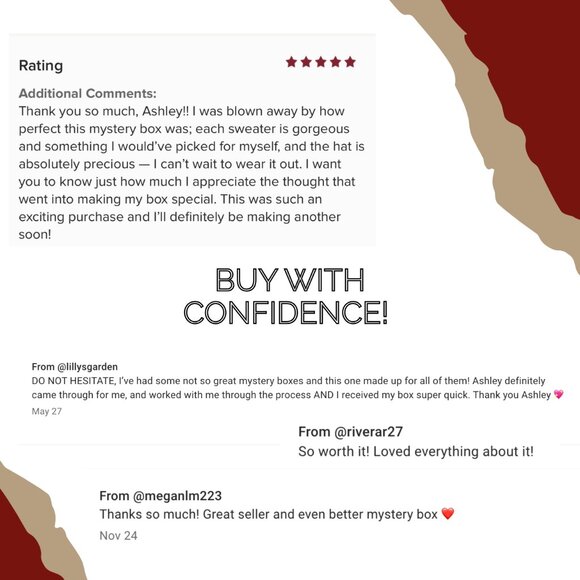 3 SWEATER STYLE BOX Cable Knits, Cashmere, Wool, Cardgians, Dusters & More! - Picture 6 of 8